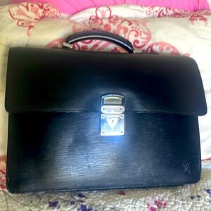 Louis Vuitton Black oversized work Bag
